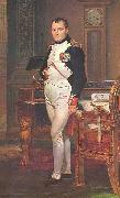 Jacques-Louis David Napoleon in His Study France oil painting artist